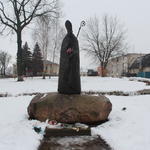 Памятник святому Валентину (Смолевичи), январь 2015