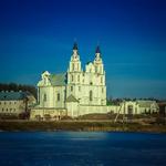 Монастырь францисканцев: костел св. Михаила Архангела (Ивенец), февраль 2016