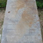 Мемориальная плита Адама Хмары (Семково), август 2014